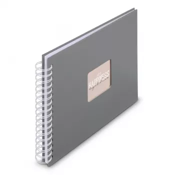 Hama 00009837 nuotraukų albumas Pilkas 50 lapų 10 x 15 Spiralinis įrišimas