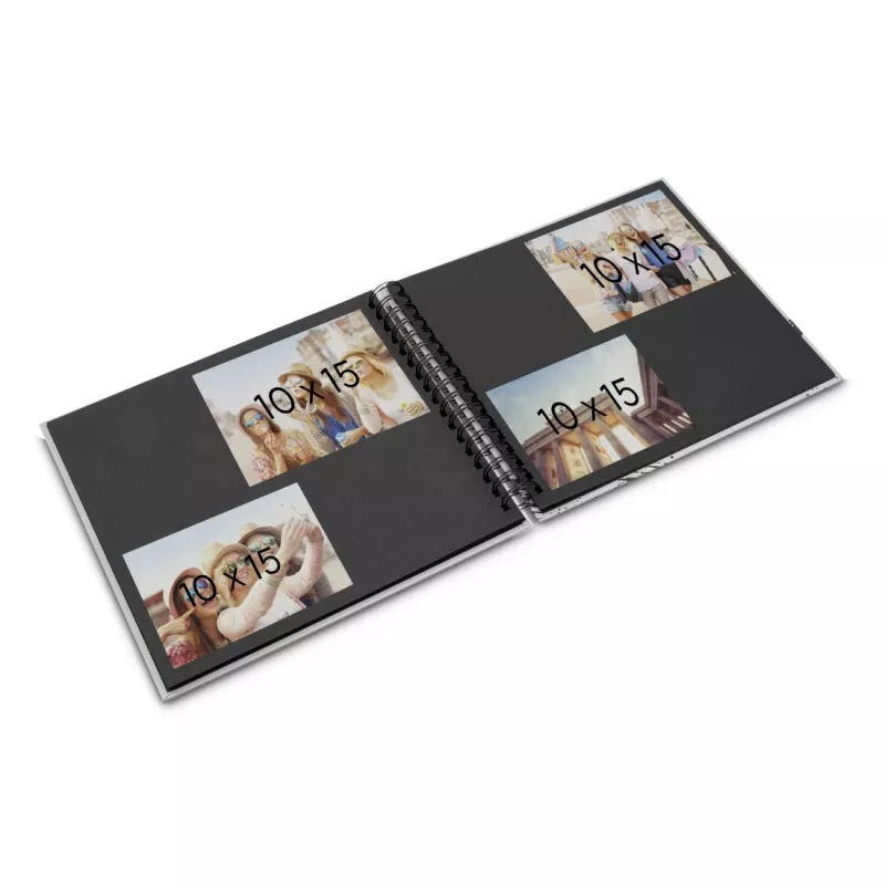 Hama 00009846 nuotraukų albumas Baltas 100 lapų 10 x 15 Spiralinis įrišimas