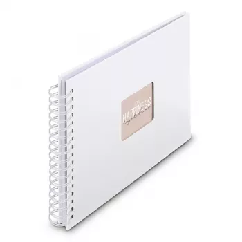 Hama 00009843 nuotraukų albumas Baltas 50 lapų 10 x 15 Spiralinis įrišimas