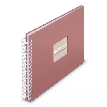 Hama 00009855 nuotraukų albumas Terracotta 50 lapų 10 x 15 Spiralinis įrišimas