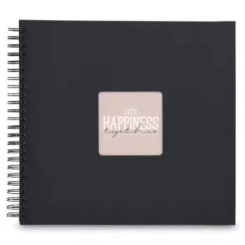 Hama 00009835 nuotraukų albumas Juodas 300 lapų 10 x 15 Spiralinis įrišimas