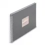 Hama Fine Art nuotraukų albumas pilkas 300 lapų 10 x 15 cm spiralinis įrišimas