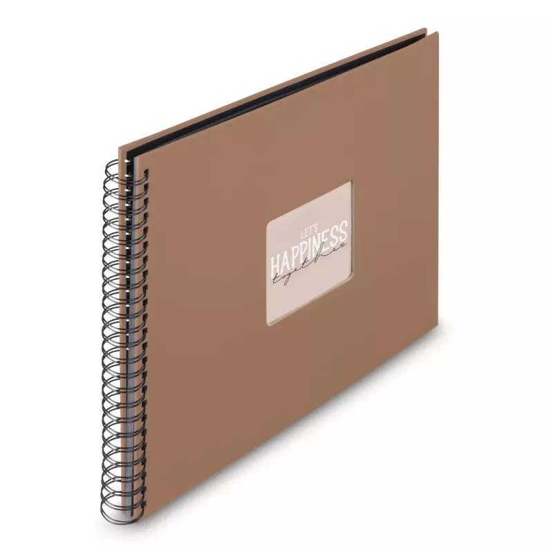 Hama 00009853 nuotraukų albumas rudas 300 lapų spiralinis įrišimas