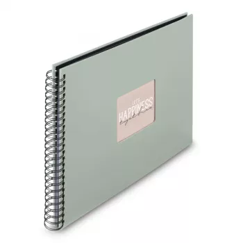 Hama 00009871 nuotraukų albumas, žalias, 300 lapų, spiralinis įrišimas