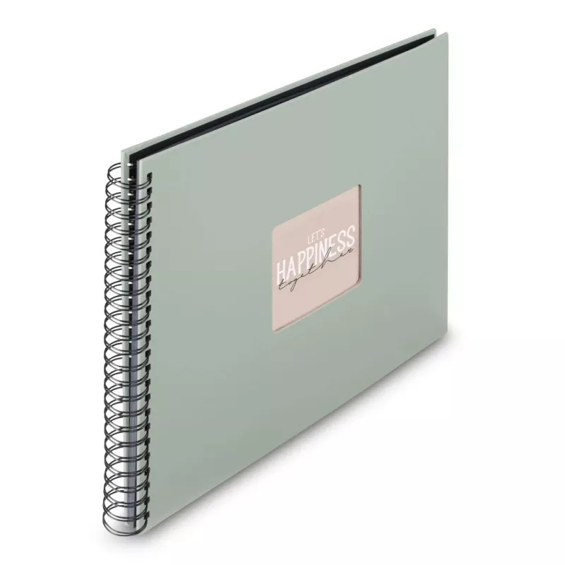 Hama 00009871 nuotraukų albumas, žalias, 300 lapų, spiralinis įrišimas