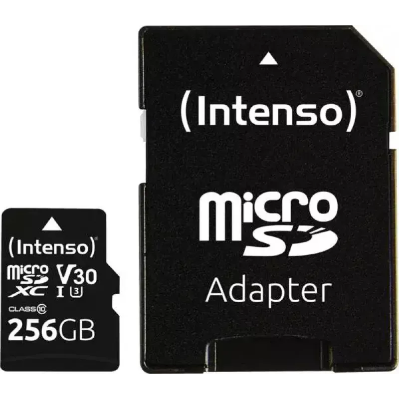 Atminties kortelė Intenso 3433492 256GB MicroSDXC UHS-I