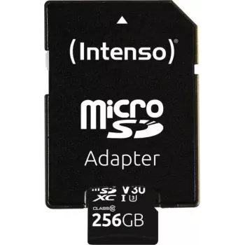 Atminties kortelė Intenso 3433492 256GB MicroSDXC UHS-I
