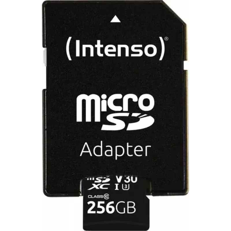 Atminties kortelė Intenso 3433492 256GB MicroSDXC UHS-I