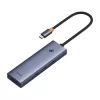 Baseus 4in1 Hub UltraJoy USB-C į USB 3.0 pilkas laidas