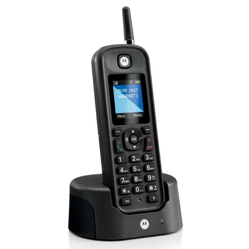 DECT telefonas Motorola O201 su skambintojo ID juodas belaidis ragelis