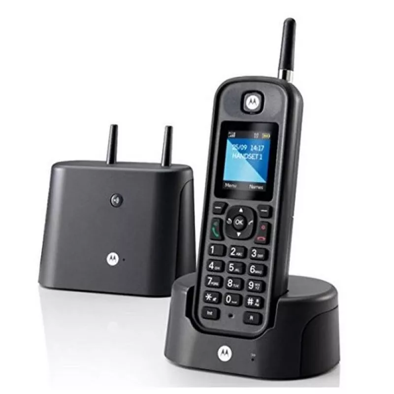 DECT telefonas Motorola O201 su skambintojo ID juodas belaidis ragelis