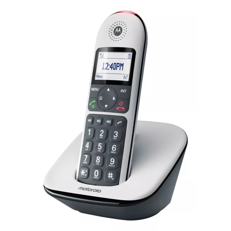 Belaidis telefonas MOTOROLA CD5001 Baltas DECT 1.8 GHz, vienas ragelis