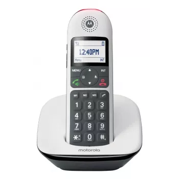 Belaidis telefonas MOTOROLA CD5001 Baltas DECT 1.8 GHz, vienas ragelis