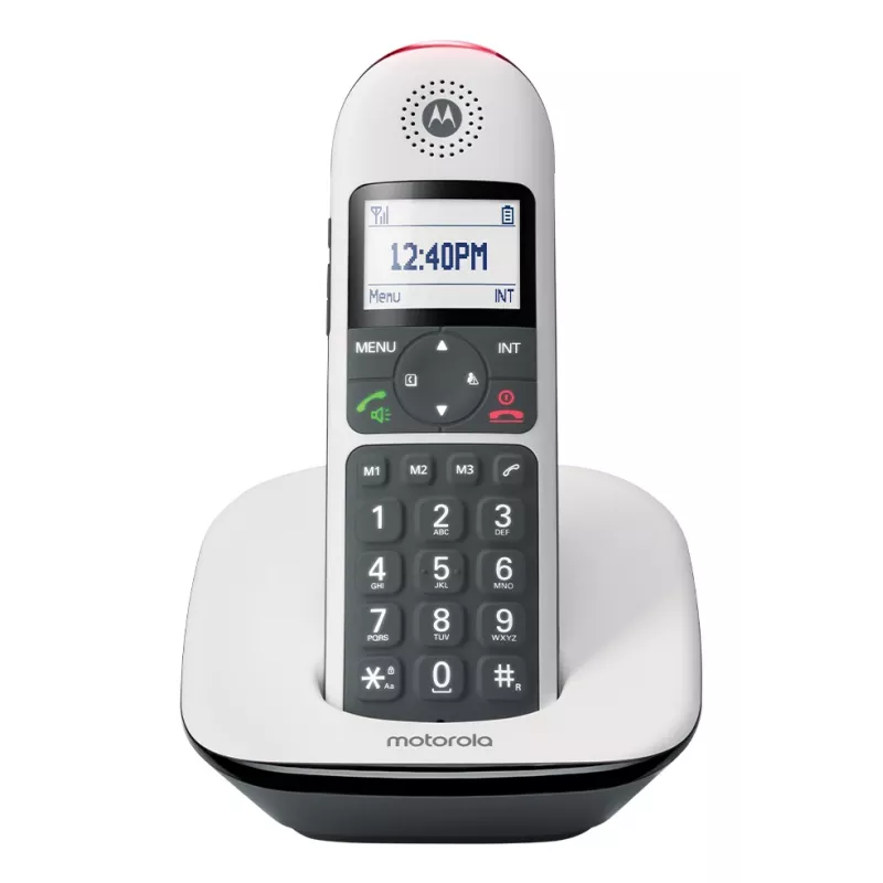 Belaidis telefonas MOTOROLA CD5001 Baltas DECT 1.8 GHz, vienas ragelis