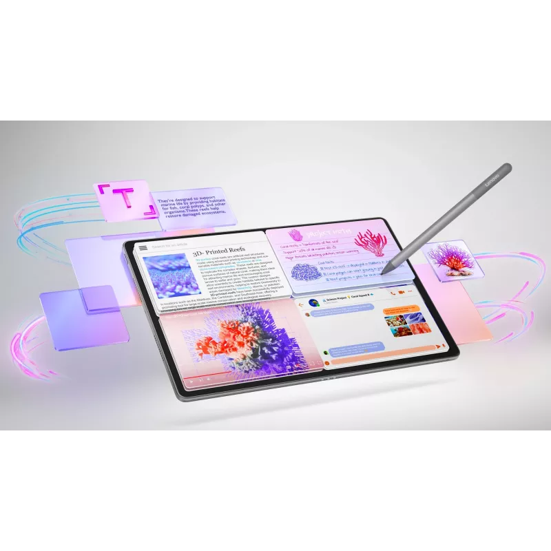 Lenovo Idea Tab Plus Mediatek 256 GB 30,7 cm (12,1 colio) 8 GB Wi-Fi 5 (802.11ac) Android 15 Pilka