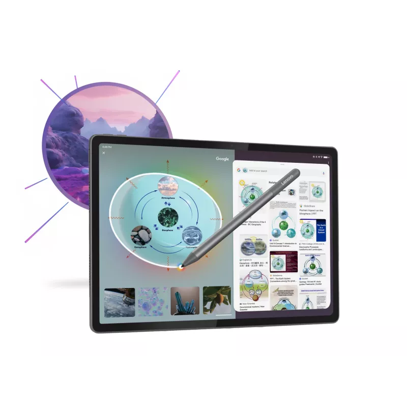 Lenovo Idea Tab Plus Mediatek 256 GB 30,7 cm (12,1 colio) 8 GB Wi-Fi 5 (802.11ac) Android 15 Pilka