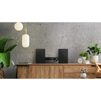 Philips TAM4505M2/12 namų garso sistema Namų garso mikro sistema 80 W Juoda, tamsiai pilka