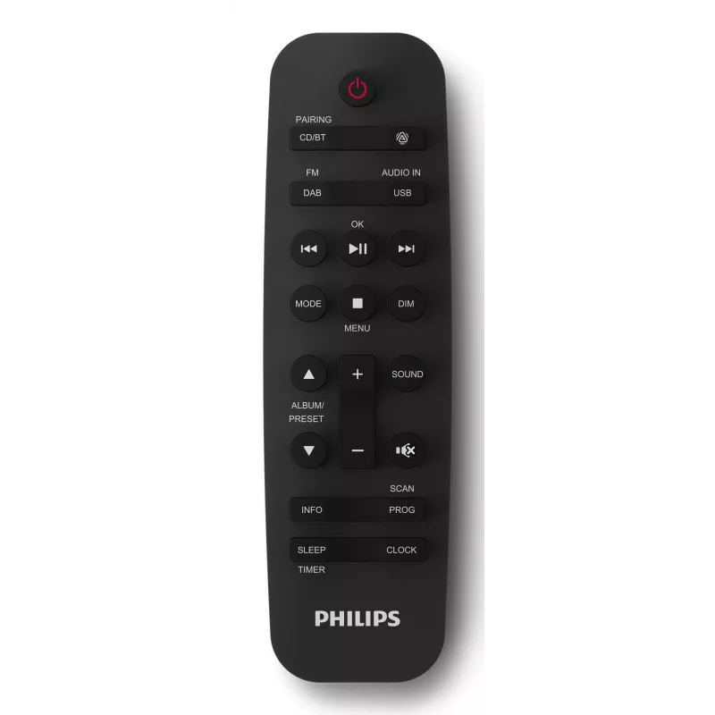 Philips TAM4505M2/12 namų garso sistema Namų garso mikro sistema 80 W Juoda, tamsiai pilka
