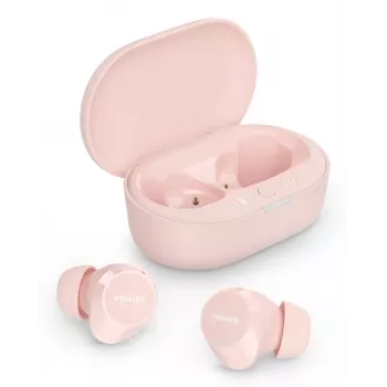 Philips TAT1209PK/00 ausinės / laisvų rankų įranga True Wireless Stereo (TWS) Į ausis Skambučiai / Muzika Bluetooth Rožinė