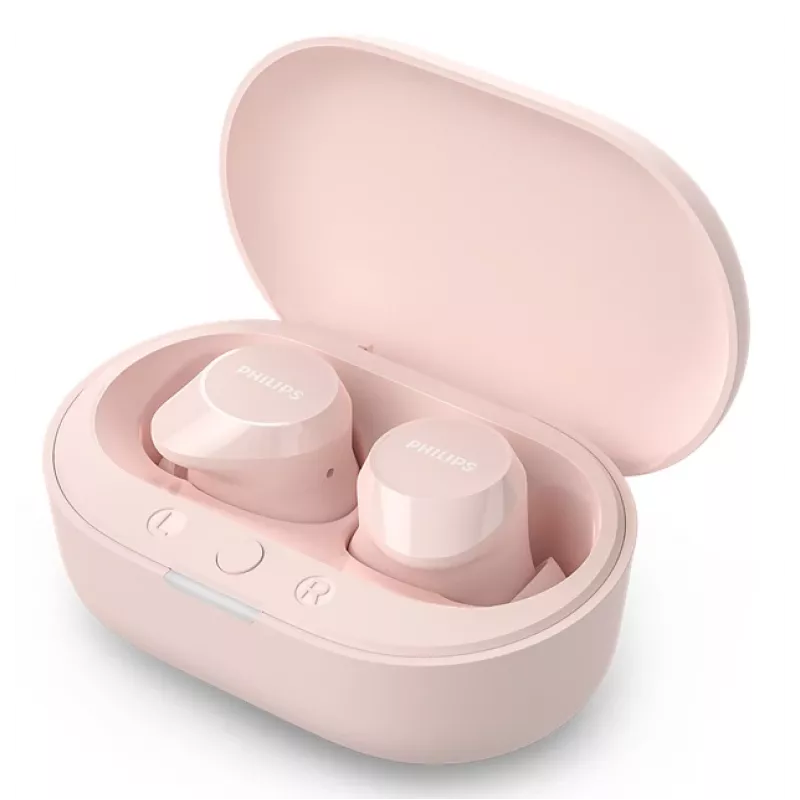 Philips TAT1209PK/00 ausinės / laisvų rankų įranga True Wireless Stereo (TWS) Į ausis Skambučiai / Muzika Bluetooth Rožinė