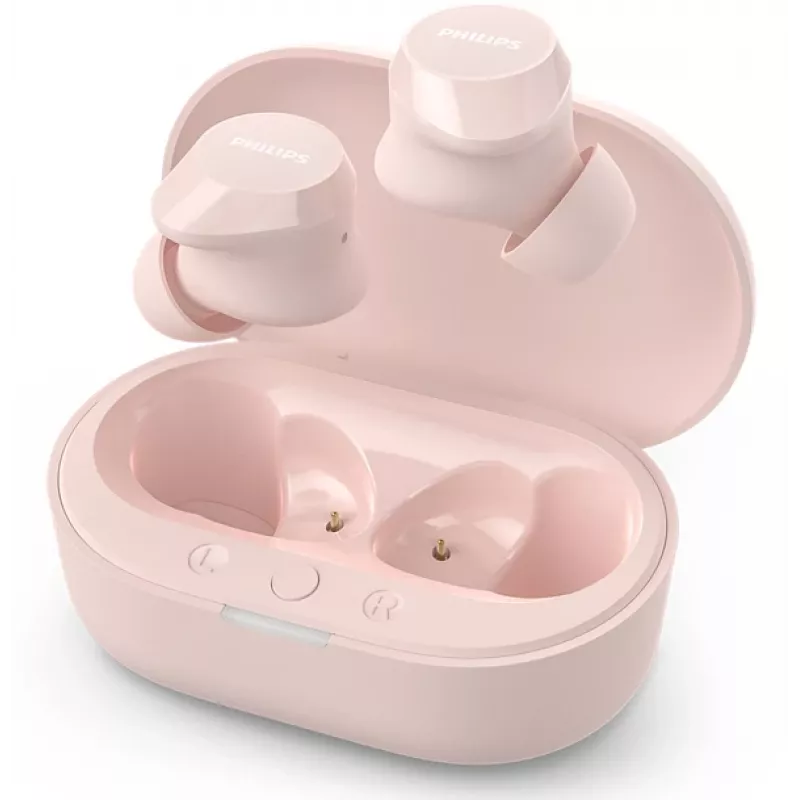 Philips TAT1209PK/00 ausinės / laisvų rankų įranga True Wireless Stereo (TWS) Į ausis Skambučiai / Muzika Bluetooth Rožinė