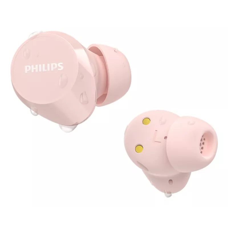 Philips TAT1209PK/00 ausinės / laisvų rankų įranga True Wireless Stereo (TWS) Į ausis Skambučiai / Muzika Bluetooth Rožinė