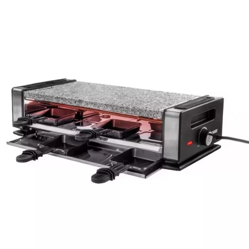 Raclette grilis Unold Delice Basic 1200 W 8 asmenims Juodas Nerūdijantis plienas