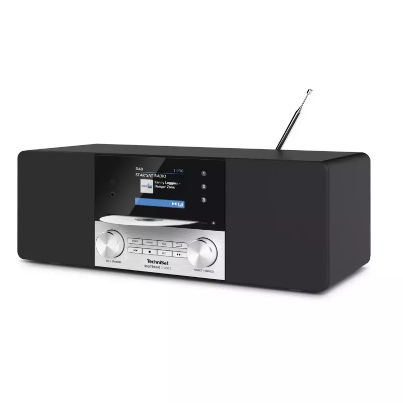 Skaitmeninis radijas TechniSat DIGITRADIO 3 VOICE juoda sidabrinė