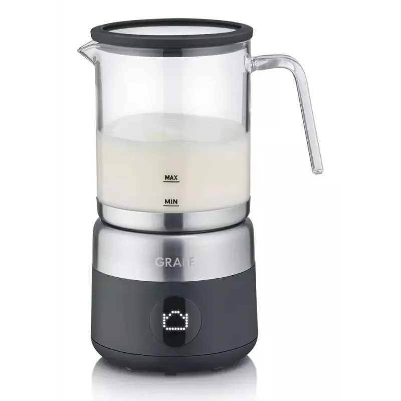 Milk Frother Graef MS802 Automatic — 600 W, Glass Bowl, Stainless Steel & Juoda
