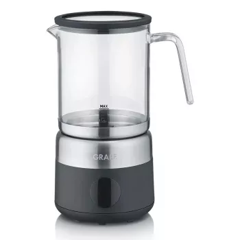 Milk Frother Graef MS802 Automatic — 600 W, Glass Bowl, Stainless Steel & Juoda