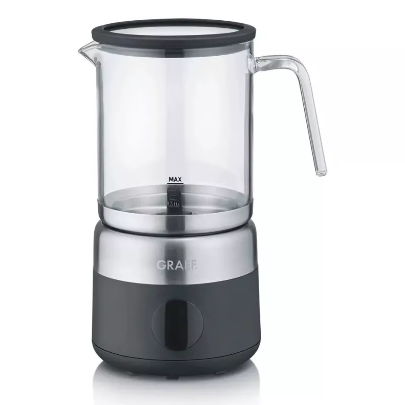 Milk Frother Graef MS802 Automatic — 600 W, Glass Bowl, Stainless Steel & Juoda