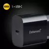 Maitinimo adapteris Intenso W20C 20W USB-C juodas