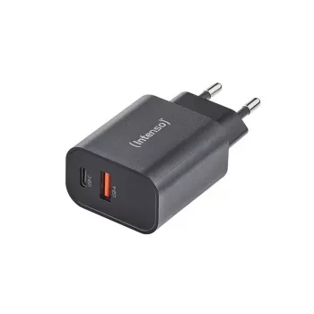 Maitinimo adapteris Intenso W30AC 30W USB-A USB-C Juodas