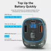 Automobilinis kroviklis Vention 3 prievadų USB (USB-C + 2× USB-A) 30W/18W/5W juodas