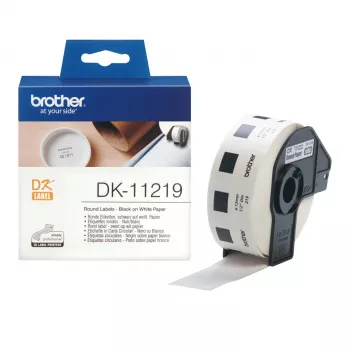 Brother DK-11219 spausdintuvo etiketė, balta