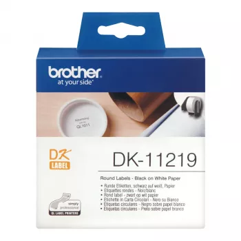 Brother DK-11219 spausdintuvo etiketė, balta