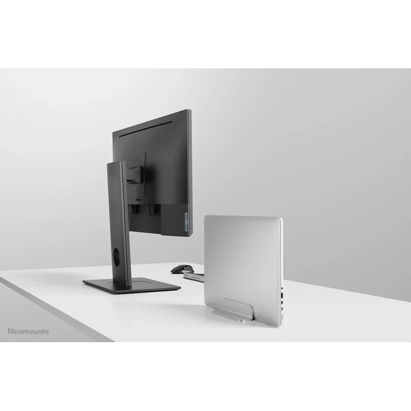 Laptop holder Neomounts NSLS300Sidabrinė 11–17 inch aluminium, height 0–42 mm, width 0–150 mm, depth 0–92 mm, Sidabrinė