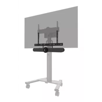 Videobar laikiklis Neomounts AV30-500BL 43–110 colių ekranams — VESA iki 600×400, maks. 10 kg, plotis 900 mm
