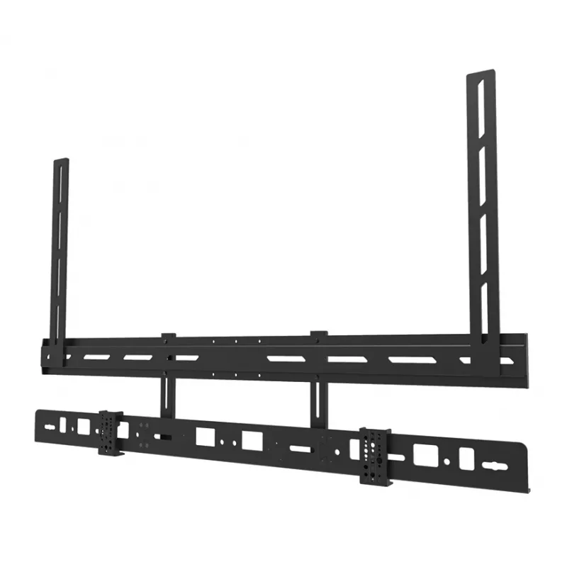 Videobar laikiklis Neomounts AV30-500BL 43–110 colių ekranams — VESA iki 600×400, maks. 10 kg, plotis 900 mm
