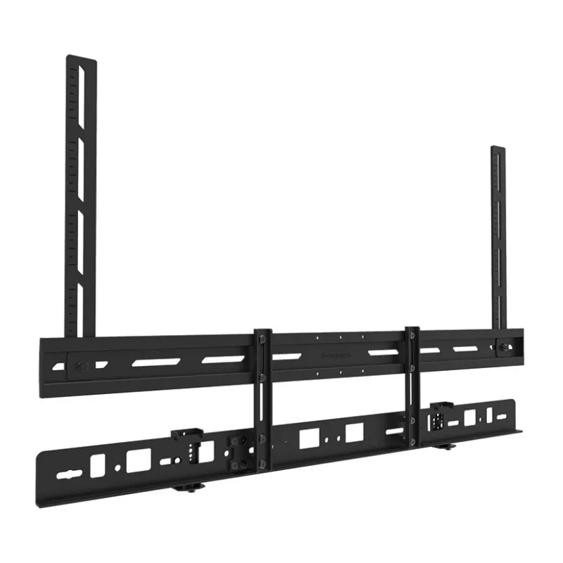 Videobar laikiklis Neomounts AV30-500BL 43–110 colių ekranams — VESA iki 600×400, maks. 10 kg, plotis 900 mm