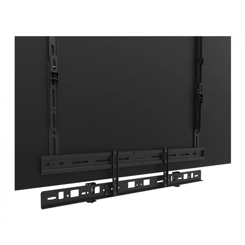Videobar laikiklis Neomounts AV30-500BL 43–110 colių ekranams — VESA iki 600×400, maks. 10 kg, plotis 900 mm