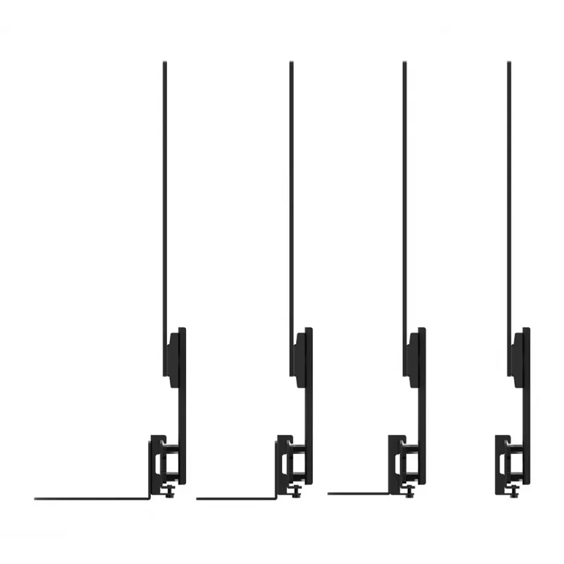 Videobar laikiklis Neomounts AV30-500BL 43–110 colių ekranams — VESA iki 600×400, maks. 10 kg, plotis 900 mm