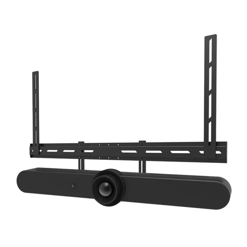 Videobar laikiklis Neomounts AV30-500BL 43–110 colių ekranams — VESA iki 600×400, maks. 10 kg, plotis 900 mm