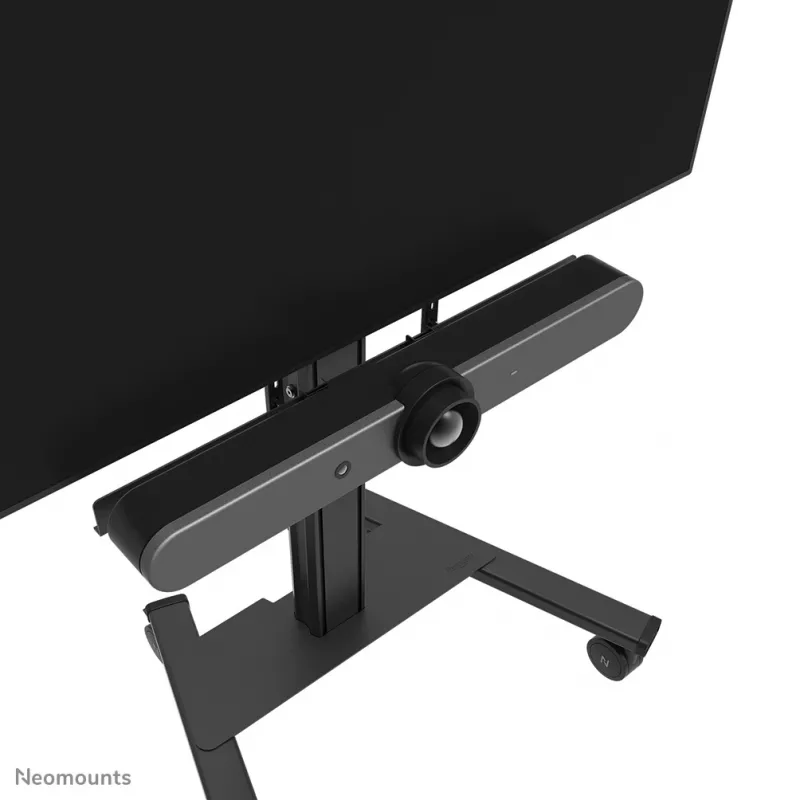 Videobar laikiklis Neomounts AV30-500BL 43–110 colių ekranams — VESA iki 600×400, maks. 10 kg, plotis 900 mm
