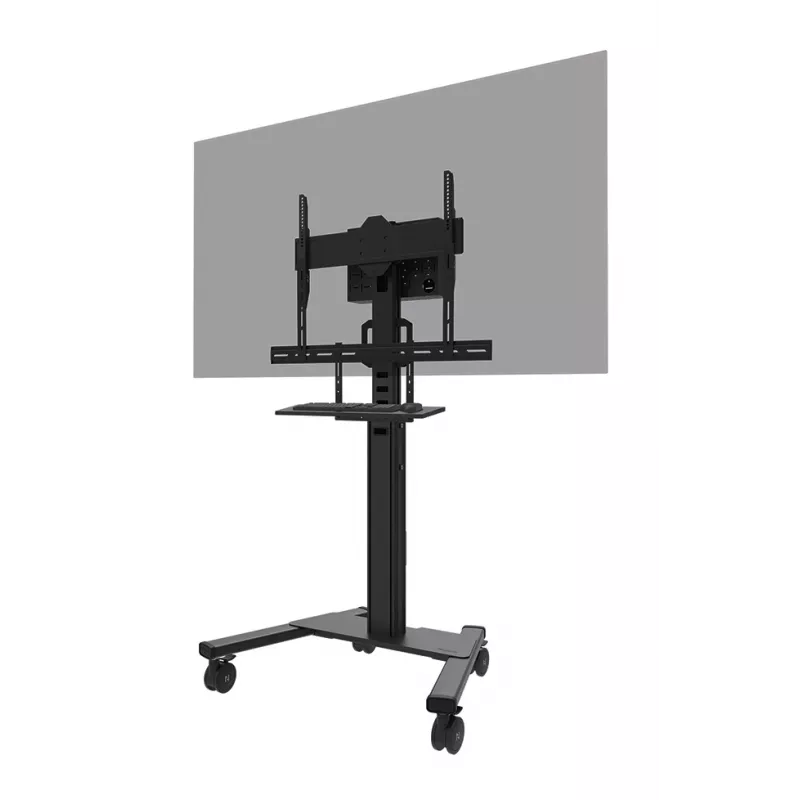 Lentyninis klaviatūros rinkinys Neomounts AV40-500BL 43–110 colių ekranams, VESA iki 600x400, maks. apkrova 2,5 kg, 900×279×640 mm