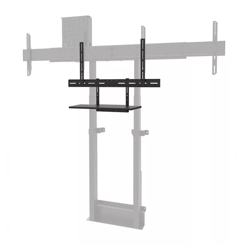 Lentyninis klaviatūros rinkinys Neomounts AV40-500BL 43–110 colių ekranams, VESA iki 600x400, maks. apkrova 2,5 kg, 900×279×640 mm
