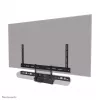 Videobar ir nešiojamojo kompiuterio lentynos rinkinys Neomounts AV60-500BL 43–110 colių ekranams, VESA iki 600x400, maks. apkrova 8 kg, plotis 900 mm