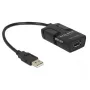 USB kabelis DeLOCK 62588 0,15 m USB A juodas
