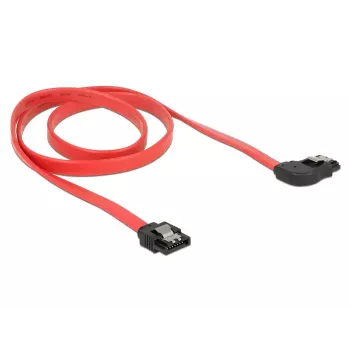 SATA laidas DeLOCK 83970 0,7 m SATA 7 kontaktų juodas raudonas