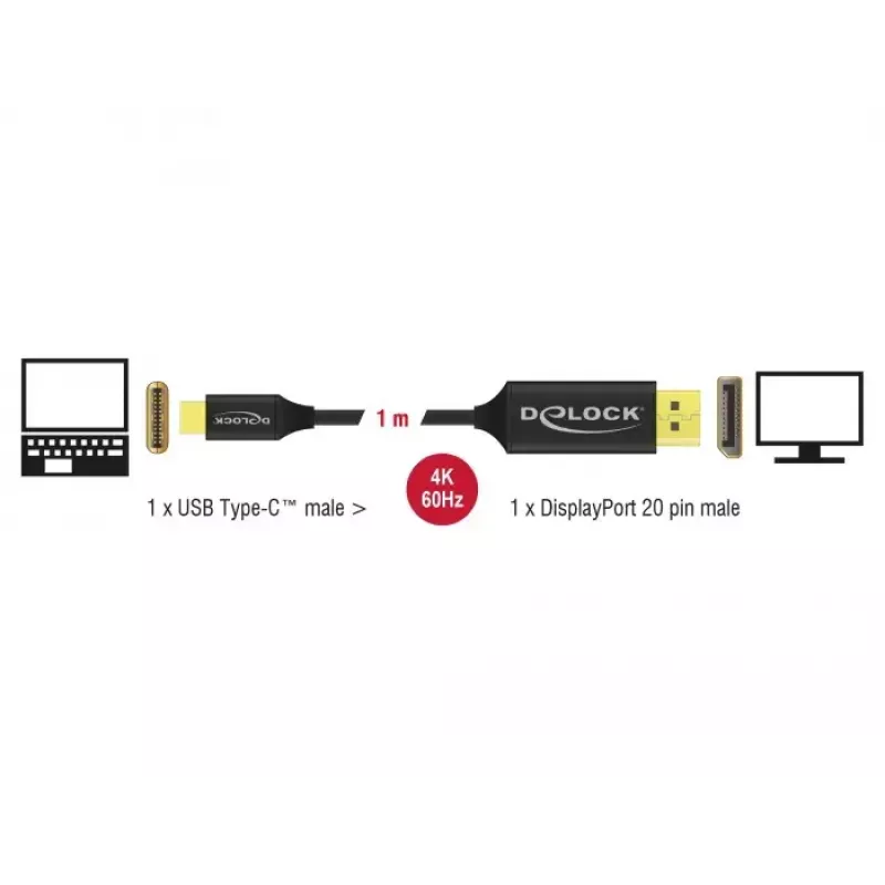 USB grafikos adapteris DeLOCK 83709